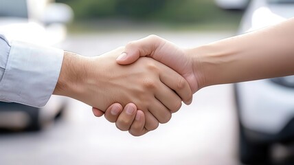 A car buyer negotiating the final price and financing terms for a new vehicle with a dealership, car price negotiation, dealership transaction