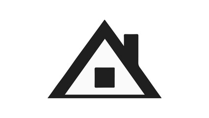 house roof vector illustration, house roof sign, house roof symbol