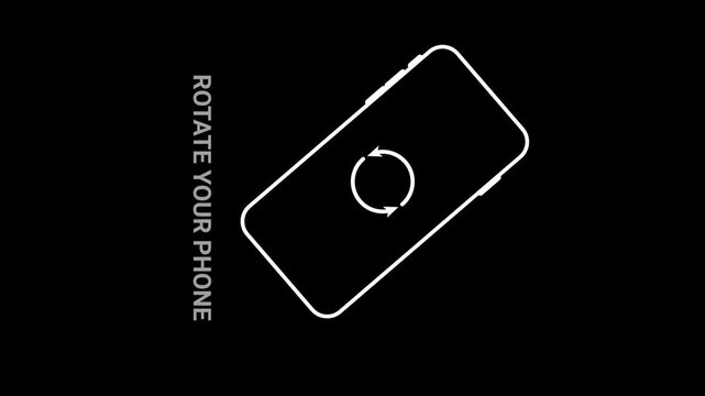 rotate phone animation perianth rotate your phone landscape portrait for better experience 4k social media videos