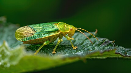 Leafhopper close up wallpaper