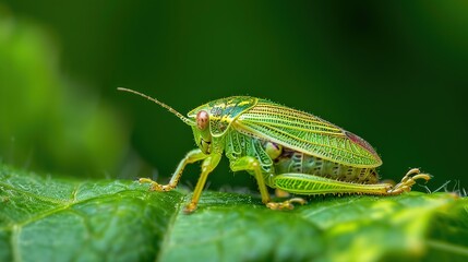 Leafhopper close up wallpaper