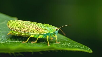 Leafhopper close up wallpaper
