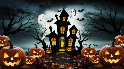 Fototapeta premium Happy Halloween 