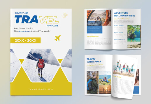 Travel Magazine Design Template