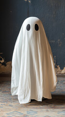 Halloween themed background featuring Ghosts with copy space