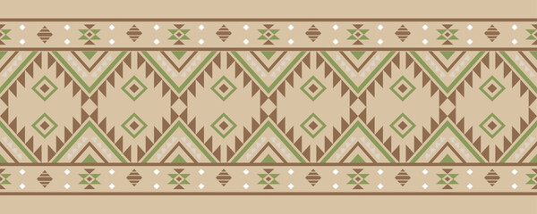 Ancient echoes Aztec geometric seamless patterns southwest Navajo Native American tribal ethnic colorful for textile printing