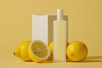 lemon and bottle