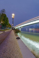 Guangzhou Pearl River Haixin Bridge and Urban Architectural Landscape