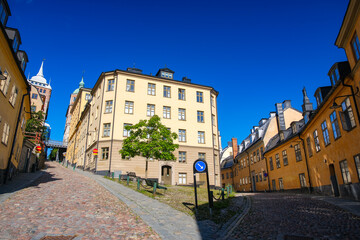 スウェーデン ストックホルム、セーデルマルムの街並み