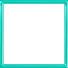 square pink metalic frame