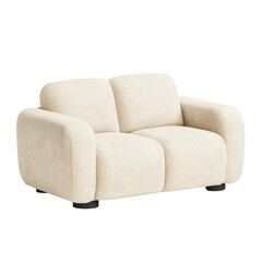 Stylish beige sofa with a modern design, perfect for enhancing any living space or interior decor.