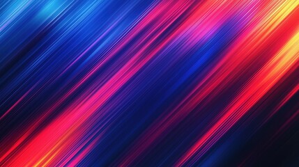 A colorful, abstract background with a blue stripe. The blue stripe is the only solid color in the image