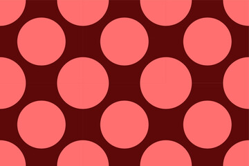 Seamless background of abstract colorful circles.