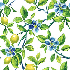 seamless pattern with flowers