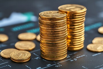 A retirement plan portfolio with a focus on gold investments, showing how gold provides stability in uncertain markets