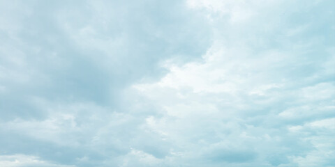 cloud closeup blue soft winter effect canvas use love over the air view sunny sky blue light watercolor background. Aquarelle painting brush effect card paper textured canvas cloudy smoke space for te