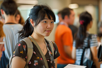 Exciting University Orientation: Freshmen Exploring Campus Resources with Natural Curiosity
