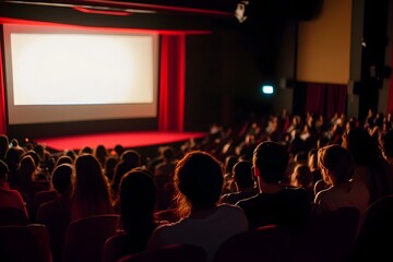 Diverse Film Festival Screening for Enthusiastic Audience in Theater