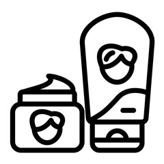 Hair gel vector icon style