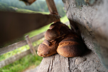 Detail of freshly baked loaves of bread - Brixen im Thale - Kirchberg - Westendorf - Austria