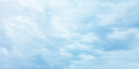 cloud closeup blue soft winter effect canvas use love over the air view sunny sky blue light watercolor background. Aquarelle painting brush effect card paper textured canvas cloudy smoke space for te