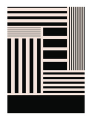 geometric horizontal and vertical Stylish striped background