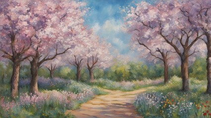 spring in the forest