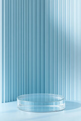 Glass material advanced simple product display stage background