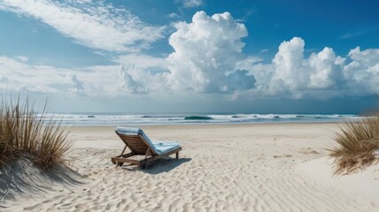 person relaxing on the beach