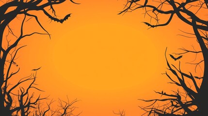 Halloween background design materials