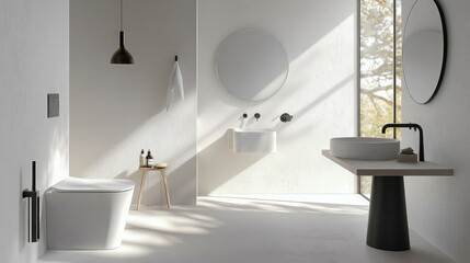Modern Bathroom Design with Minimalist Decor