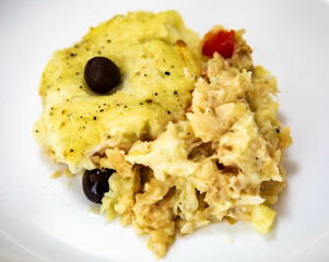 Traditional codfish à la Zé do Pipo