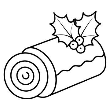 Yule Log clip art preview