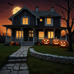 Creepy Pumpkin Carving with Glowing Jack-o'-Lanterns