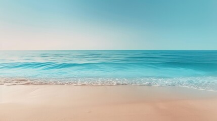 Obraz premium Tranquil Beach Scene