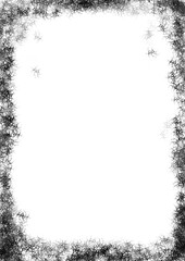 black and white frame