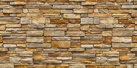 Obraz premium Streak stone wall covering with realistic textures and seamless mapping