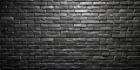 Texture of black brick stone wall for background design