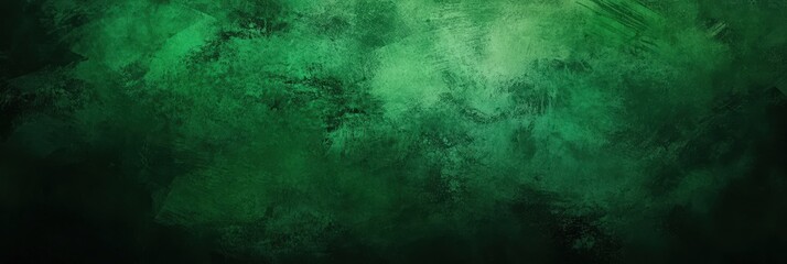 Green textured background with abstract rough patterns and brush strokes, creating a natural and organic look with soft gradients, ideal for creative designs, nature-inspired themes, or eco-friendly p