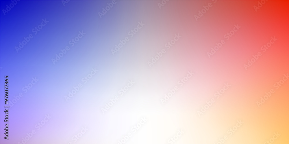 Poster blurred background with colorful gradient colors of orange, blue and white, texture blur abstract ba