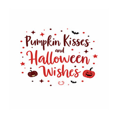 Halloween typography vector illustration for t-shirts