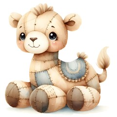 sewn camel illustration
