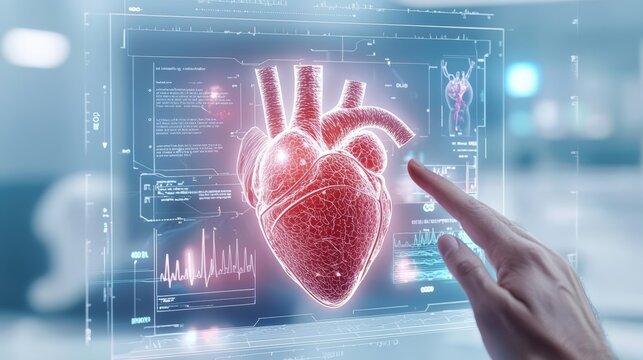 "Innovative 3D MRI of human heart, combining real-time data with advanced imaging techniques," cardiac MRI, medical innovation