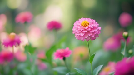 Obraz premium Plant flowers in the garden. Selective focus. nature. 