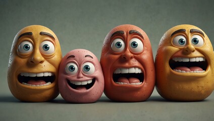 Funny faces collection.