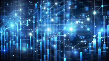 Obraz premium Data visualization background