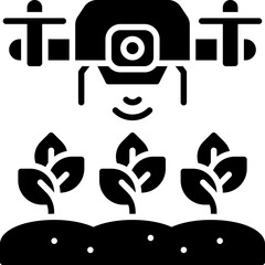 Drone farm icon