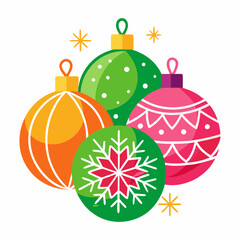 Christmas balls and decorations