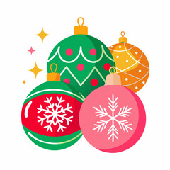 Christmas balls and decorations