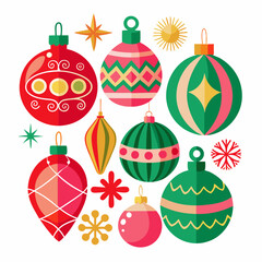 Christmas balls and decorations